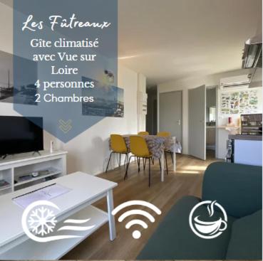 "Gîte les fûtreaux" vue sur Loire & linge inclus - Hizvo