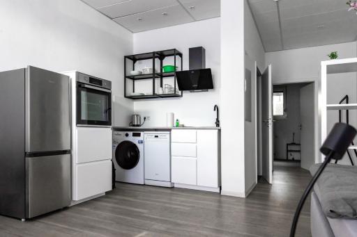 Apartment mit vier Einzelboxspringbetten - Netflix - Housity