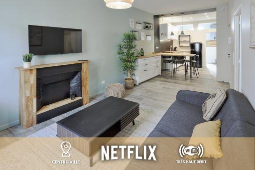 Centre-ville - Fibre - Netflix - T2 L'ISAC - Housity