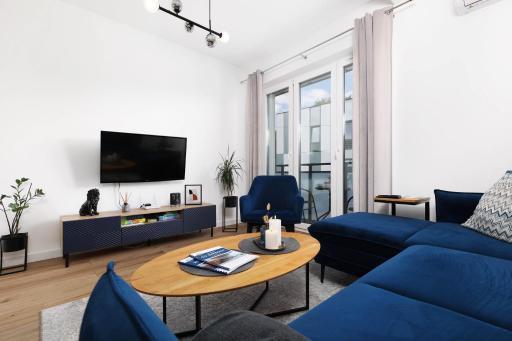 Apartament Wesoła by Stay&Rest - nowoczesność w centrum z balkonem - Housity