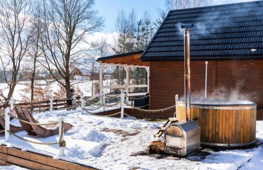 Domek letniskowy na Kaszubach z Balia ogrodowa - Housity