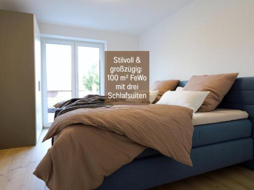 Ferienhaus Höckelheim - FeWo Blaue Lagune - neu, modern & geräumig - 100 qm - 3 Schlafzimmer - bis 6 Gäste, Babies reisen gratis - Garten, Grill & Terrasse - Fußbodenheizung - Smart-TV - Küche mit Backofen, Spülmaschine & Toaster - nahe Göttingen - Housity
