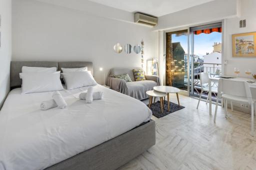 Studio 500m palais Cannes 2 personnes - Housity