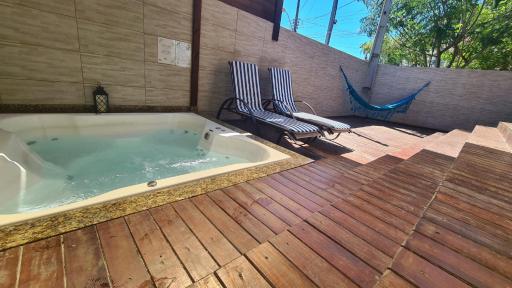 Apê Cabana com banheira hidro spa, ar condicionado - Housity