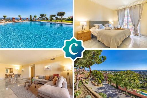 Elegant Golf Apt, Peace, Pool, Panoramic Views - Housity