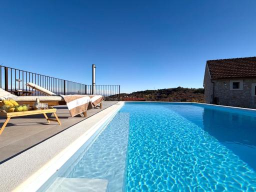 Villa Billubium - Dalmatian Stone House with Private Heated Pool - Housity