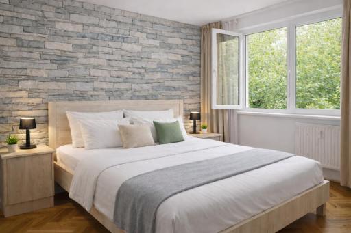 Comfort 14-- Bright 2-Room Retreat with Upscale Touches - Housity