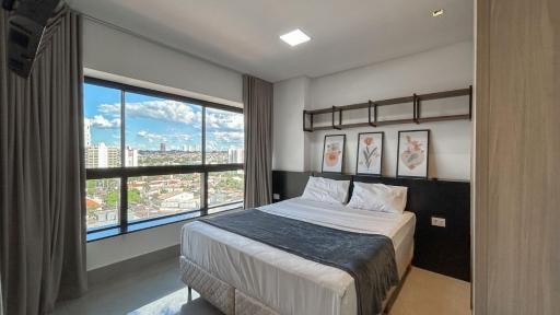 Estúdio Completo com Linda Vista no Ed. Vertigo - Housity