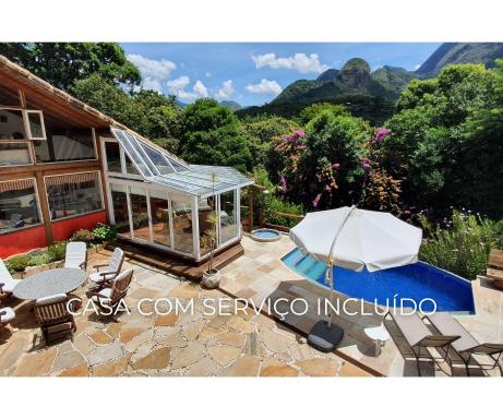 Casa Maria Comprida Araras, serviço incluído, 5 quartos, piscina e área gourmet - Housity