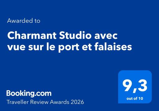 Charmant Studio avec vue sur le port et falaises - Housity