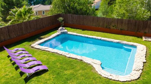 Villa Sitges El Olivo High Comodity AC Pool Heated 30º Optional Real Garden Pool XXL 10 min drive from Sitges - Housity