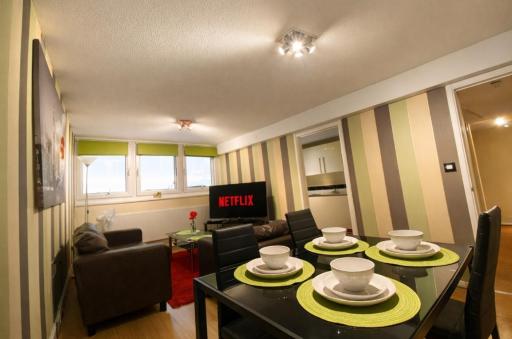 Victoria Centre Apartments in the Victoria Centre Shopping Centre - Nottingham City Centre - 24 hour access - Most Central Location, Lounge, Kitchen, Washing Machine - Opposite Hilton by Restaurants & Shops - Outdoor Parking Cars or Vans five pounds a day - Housity