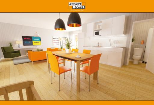 Appart'hôtel Les Prés Blondeau - 1 à 10 personnes - 3 chambres - Terrasse - Parking privé - Wifi - Housity