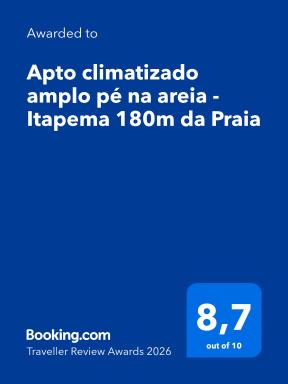 Apartamento amplo pé na areia - Itapema 180m da Praia - Housity