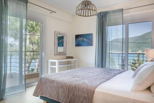 Deluxe Kefalonia Apartment Apartment Ammos 3 Bedroom Pool Sea View Karavomilos - Housity