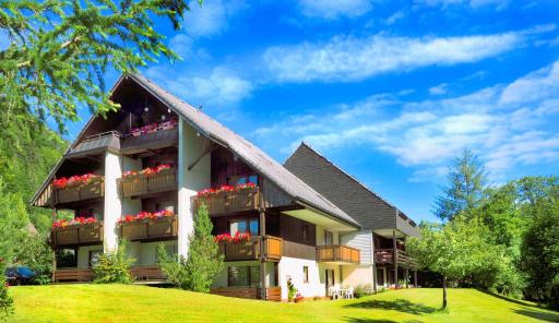 Großer Garten mit Grill,-Spiel und Sitzmöglichkeiten-umgeben von schöner Natur-Ferienhaus Albmatte - Housity