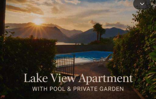 Modern Apartment with Pool & Lake View Luino - Housity