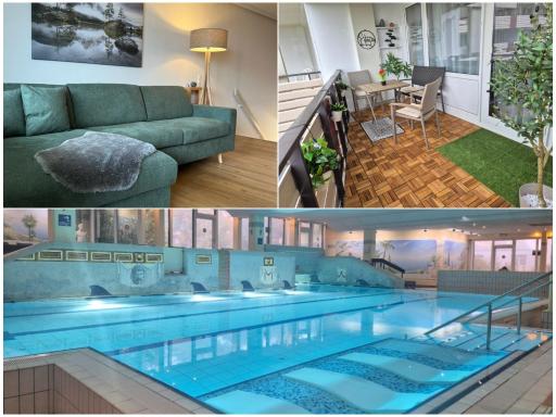 Fewo Turmfalke 2-Zimmer-Appartement mit Sauna und Schwimmbad - Housity