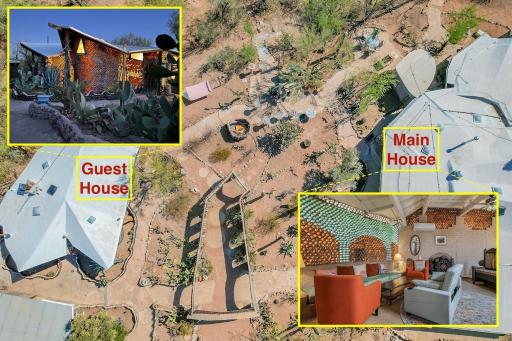 Tucson Bottle House - Both Main and Guest Houses - Housity