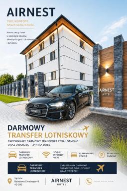 Noclegi Bezpłatny Dowóz AirNest24 Lotnisko Katowice-Pyrzowice - Housity