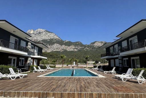 Palmiye Home Havuzlu Apart Dağ Manzaralı Göynük Kemer - Housity