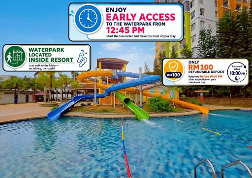 Melaka Town Area Top 1 Family Lovers Water Themepark Suites By GGM - Hizvo