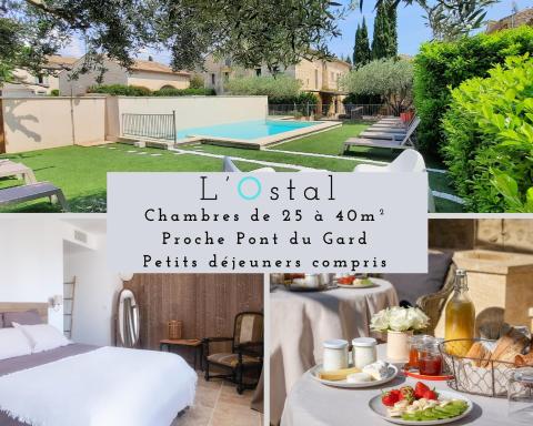 L'Ostal Saint Hilaire d'Ozilhan - Bed & Breakfast - Housity