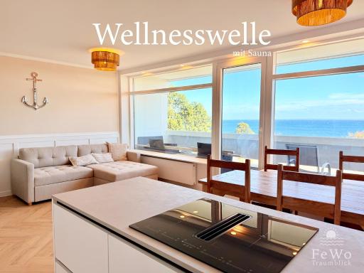 FeWo Traumblick - Wellnesswelle - Sauna, Design & erste Reihe mit Panorama Meerblick - Housity