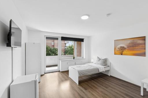 Monteursunterkunft mit Balkon in Bergkamen - Housity