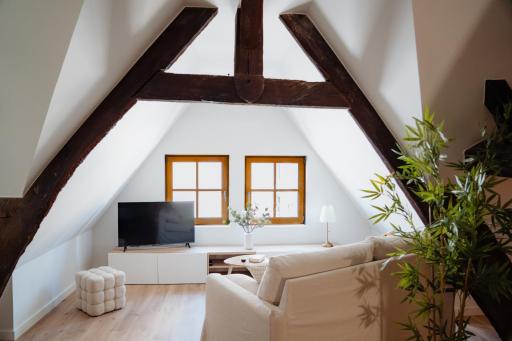 Le Logis Jean Gérard T2 Duplex cosy 57 m2 au cœur historique de Châteaubriant - Housity