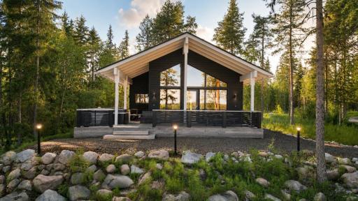 Norvamaja with a lake view, sauna and jacuzzi - Housity