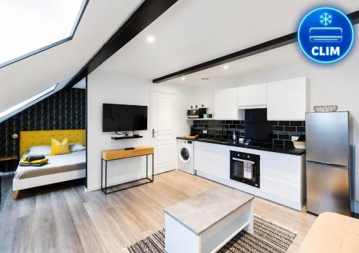 Bienvenue à Reims type studio charmant et lumineux 2eme étage - Housity