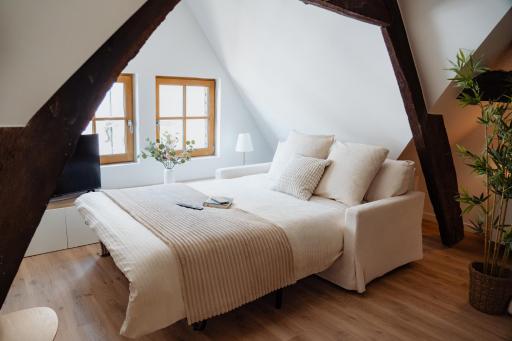 Le Logis Jean Gérard T2 Duplex cosy 57 m2 au cœur historique de Châteaubriant - Housity
