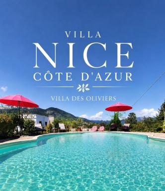 Villa Nice Côte d'Azur piscine privée rez de chaussée - Housity