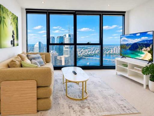 Lvl 59 Skytower Amazing Views CBD Wifi Carpark by Stylish Stays - Housity
