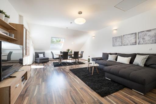 Miralior Apartment Mainz - 110m2, Terrasse und Parkplatz - ideal für Gruppen und Familien - Hizvo