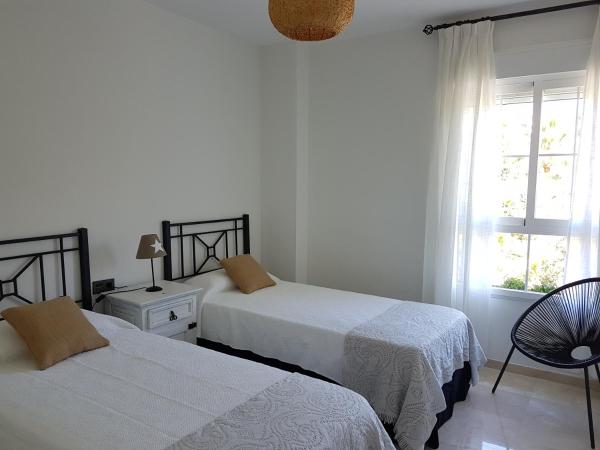 Cama o camas de una habitación en Apartment Duplex Las Arenas