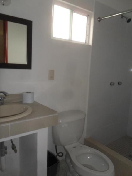 Un baño de Hotel Hacienda de Zapata