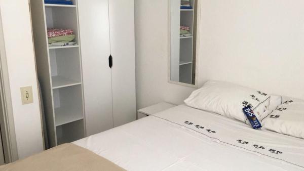 Cama o camas de una habitación en Apartamento Perto Metro/Apartment near Metro