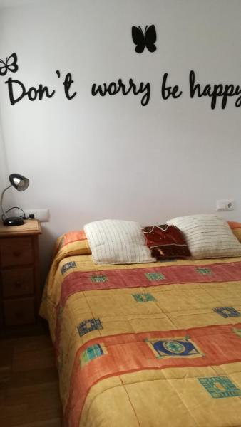 Cama o camas de una habitación en Atico En Centro Historico De Malaga