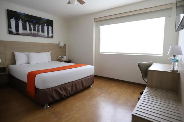 Cama o camas de una habitación en Casa Andina Standard Miraflores San Antonio