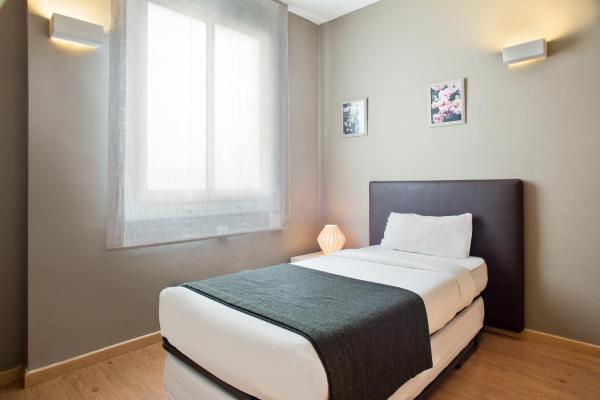 Cama o camas de una habitación en Bonavista Apartments - Pedrera