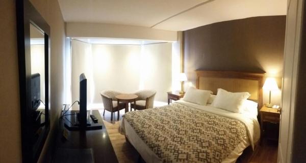 Cama o camas de una habitación en Cacique Inacayal Lake Hotel & Spa