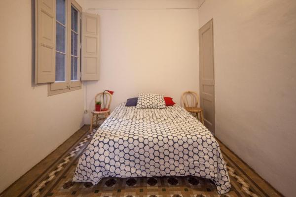 Cama o camas de una habitación en Apartamento Modernista para Grupos