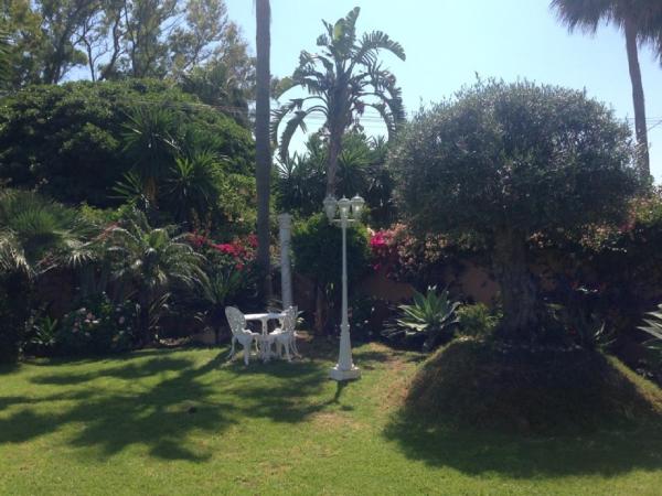 Jardín al aire libre en Exclusive villa El Mesidor Puerto Banus Marbella