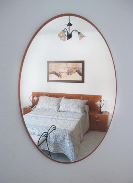 Cama o camas de una habitación en Apartment in Torremolinos Center