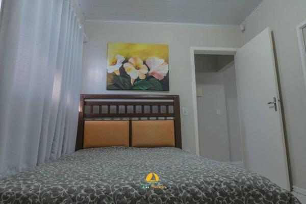 Cama o camas de una habitación en Apartment near Bombinhas Panoramic View Park in Bombinhas