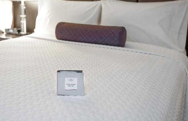 Cama o camas de una habitación en Crowne Plaza Times Square Manhattan, an IHG Hotel