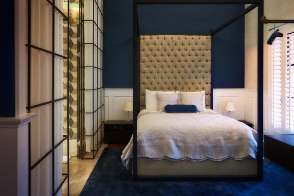 Cama o camas de una habitación en el Hotel Boutique Margarita Toluca
