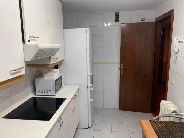 Una cocina o zona de cocina en Apartamentos Suites Torr en Caja Mágica - Madrid